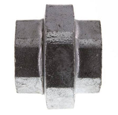 Racor recto de unión Rp1 1/2'' hembra hierro fundido junta plana 25bar (351.25psi)