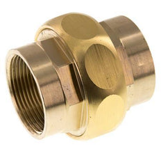 Racor recto de unión Rp1 1/2'' hembra latón junta plana centellen 16bar (224.8psi)