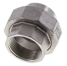 Racor recto de unión Rp1 1/4'' hembra x 42,4 mm extremo para soldar Acero inoxidable Junta cónica 16bar (224,8psi)