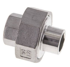 Unión Conector Recto Rp3/8'' Hembra x 17.2mm Extremo Soldar Acero Inoxidable Junta Cónica 16bar (224.8psi)
