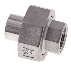 Unión Conector Recto Rp3/8'' Hembra x 17.2mm Extremo Soldar Acero Inoxidable Junta Cónica 16bar (224.8psi)