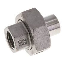 Unión Conector Recto Rp1/4'' Hembra x 13.5mm Extremo Soldar Acero Inoxidable Junta Cónica 16bar (224.8psi)