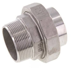Unión Conector Recto R2'' Macho x 60.3mm Extremo Soldar Acero Inoxidable Junta Cónica 16bar (224.8psi)