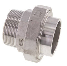 Unión Conector Recto R2'' Macho x 60.3mm Extremo Soldar Acero Inoxidable Junta Cónica 16bar (224.8psi)
