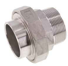 Unión Conector Recto R2'' Macho x 60.3mm Extremo Soldar Acero Inoxidable Junta Cónica 16bar (224.8psi)