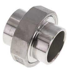 Racor recto de unión 42,4 mm Extremo para soldar Junta cónica de acero inoxidable 16bar (224,8psi)