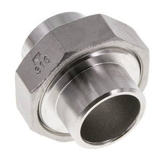 Racor recto de unión 33,7 mm Extremo para soldar Junta cónica de acero inoxidable 16bar (224,8psi)
