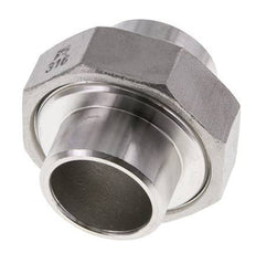 Racor recto de unión 33,7 mm Extremo para soldar Junta cónica de acero inoxidable 16bar (224,8psi)