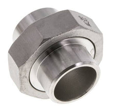 Racor recto de unión 33,7 mm Extremo para soldar Junta cónica de acero inoxidable 16bar (224,8psi)