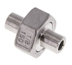 Unión Conector Recto 10.2mm Extremo Soldar Acero Inoxidable Junta Cónica 16bar (224.8psi)