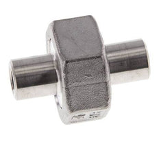 Unión Conector Recto 10.2mm Extremo Soldar Acero Inoxidable Junta Cónica 16bar (224.8psi)