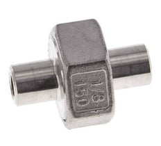 Unión Conector Recto 10.2mm Extremo Soldar Acero Inoxidable Junta Cónica 16bar (224.8psi)