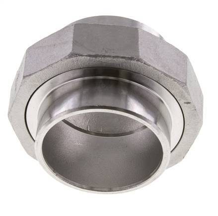 Racor recto de unión 60,3 mm Extremo para soldar Junta cónica de acero inoxidable 16bar (224,8psi)