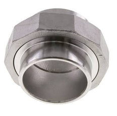 Racor recto de unión 60,3 mm Extremo para soldar Junta cónica de acero inoxidable 16bar (224,8psi)