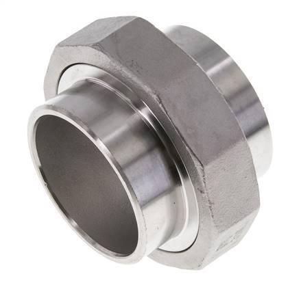 Racor recto de unión 60,3 mm Extremo para soldar Junta cónica de acero inoxidable 16bar (224,8psi)