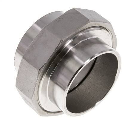 Racor recto de unión 60,3 mm Extremo para soldar Junta cónica de acero inoxidable 16bar (224,8psi)