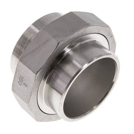 Racor recto de unión 60,3 mm Extremo para soldar Junta cónica de acero inoxidable 16bar (224,8psi)
