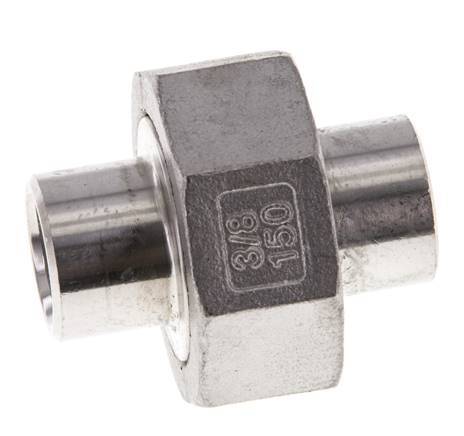 Racor recto de unión 17,2 mm Extremo para soldar Junta cónica de acero inoxidable 16bar (224,8psi)