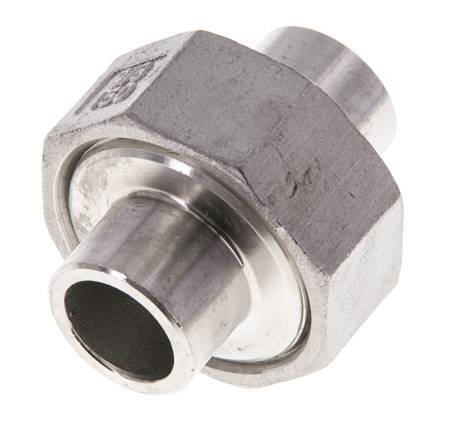 Racor recto de unión 17,2 mm Extremo para soldar Junta cónica de acero inoxidable 16bar (224,8psi)