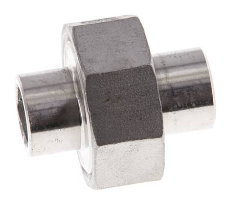 Racor recto de unión 17,2 mm Extremo para soldar Junta cónica de acero inoxidable 16bar (224,8psi)