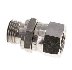 Racor Reductor JIC UNF 7/8''-14 Hembra x G1/2'' Macho Ajustable Acero Inoxidable 210bar (2950.5psi)