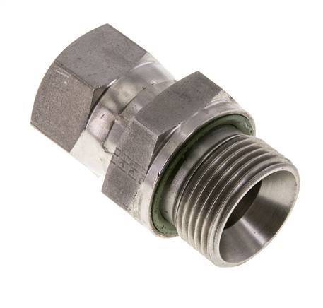 Racor Reductor JIC UNF 7/8''-14 Hembra x G3/4'' Macho Ajustable Acero Inoxidable 250bar (3512.5psi)