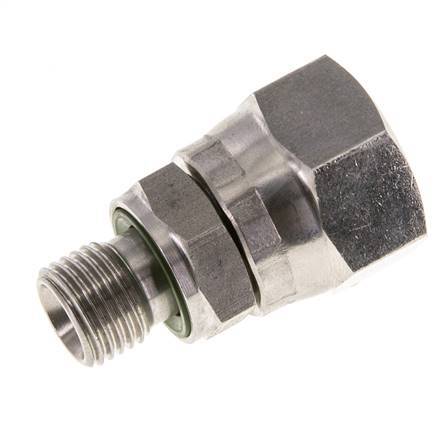 Racor Reductor JIC UNF 3/4''-16 Hembra x G1/4'' Macho Ajustable Acero Inoxidable 275bar (3863.75psi)