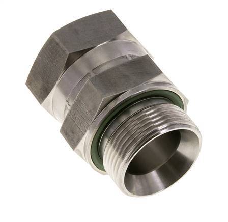 Racor Reductor JIC UN 1-5/8''-12 Hembra x G1 1/4'' Macho Ajustable Acero Inoxidable 140bar (1967.0psi)
