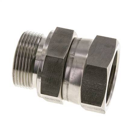 Racor Reductor JIC UN 1-5/8''-12 Hembra x G1 1/4'' Macho Ajustable Acero Inoxidable 140bar (1967.0psi)