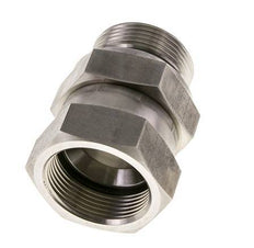 Racor Reductor JIC UN 1-5/8''-12 Hembra x G1 1/4'' Macho Ajustable Acero Inoxidable 140bar (1967.0psi)
