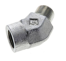 Racor en ángulo de 45 grados 3/8'' NPT macho x hembra Acero 210bar (2950,5psi)
