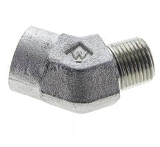 Racor en ángulo de 45 grados 3/8'' NPT macho x hembra Acero 210bar (2950,5psi)