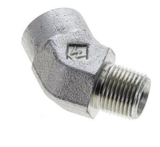 Racor en ángulo de 45 grados 3/8'' NPT macho x hembra Acero 210bar (2950,5psi)