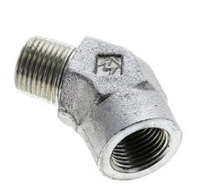 Racor en ángulo de 45 grados 3/8'' NPT macho x hembra Acero 210bar (2950,5psi)