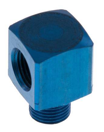 90deg Angled Fitting G1/8'' Male x Female Aluminium 16bar (224.8psi) [2 Pieces]