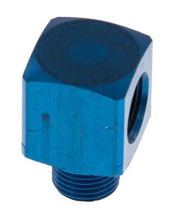 90deg Angled Fitting G1/8'' Male x Female Aluminium 16bar (224.8psi) [2 Pieces]