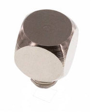 90deg Angled Fitting M5 Male x Female Nickel-plated Brass 16bar (224.8psi) [5 Pieces]