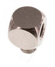 90deg Angled Fitting M5 Male x Female Nickel-plated Brass 16bar (224.8psi) [5 Pieces]