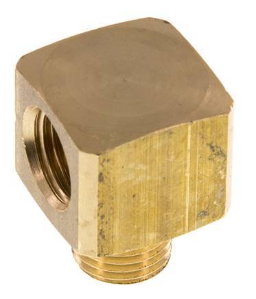 90deg Angled Fitting G1/4'' Male x Female Brass 16bar (224.8psi) [2 Pieces]