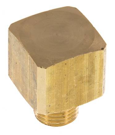 90deg Angled Fitting G1/4'' Male x Female Brass 16bar (224.8psi) [2 Pieces]