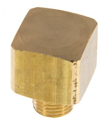 90deg Angled Fitting G1/4'' Male x Female Brass 16bar (224.8psi) [2 Pieces]
