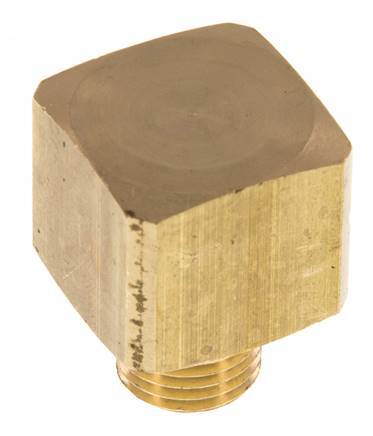 90deg Angled Fitting G1/4'' Male x Female Brass 16bar (224.8psi) [2 Pieces]