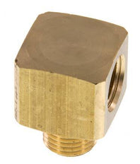 90deg Angled Fitting G1/4'' Male x Female Brass 16bar (224.8psi) [2 Pieces]