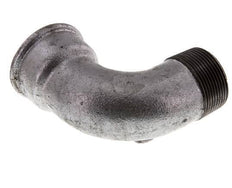 Racor acodado 90deg 1 1/2'' Macho R x Hembra Rp Corto Hierro Fundido 25bar (351.25psi)