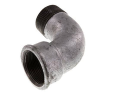 Racor acodado 90deg 1 1/2'' Macho R x Hembra Rp Corto Hierro Fundido 25bar (351.25psi)