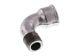 90deg Angled Fitting 1/2'' Male R x Female Rp Short Cast Iron 25bar (351.25psi) [2 Pieces]