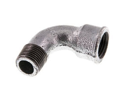 90deg Angled Fitting 1/2'' Male R x Female Rp Short Cast Iron 25bar (351.25psi) [2 Pieces]