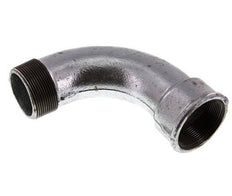 Racor acodado de 90 grados 2'' macho R x hembra Rp hierro fundido largo 25bar (351.25psi)