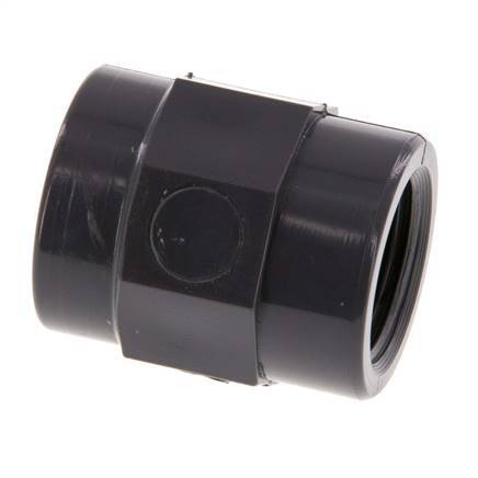 Socket Rp3/8'' Female PVC-U 16bar (224.8psi) EN 1452-3 [5 Pieces]