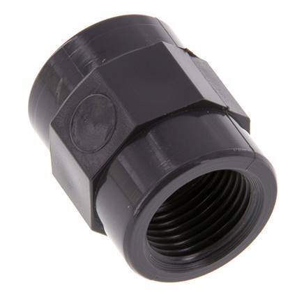Socket Rp3/8'' Female PVC-U 16bar (224.8psi) EN 1452-3 [5 Pieces]